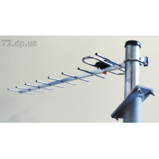 Зовнішня Антена фото - DVB-T2 Technokom HD-09A 0.85м Антена зовнішня Technokom HD-09A пасивна фото