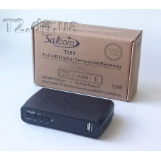Цифровий ефірний Т2 ресивер Satcom T503 фото